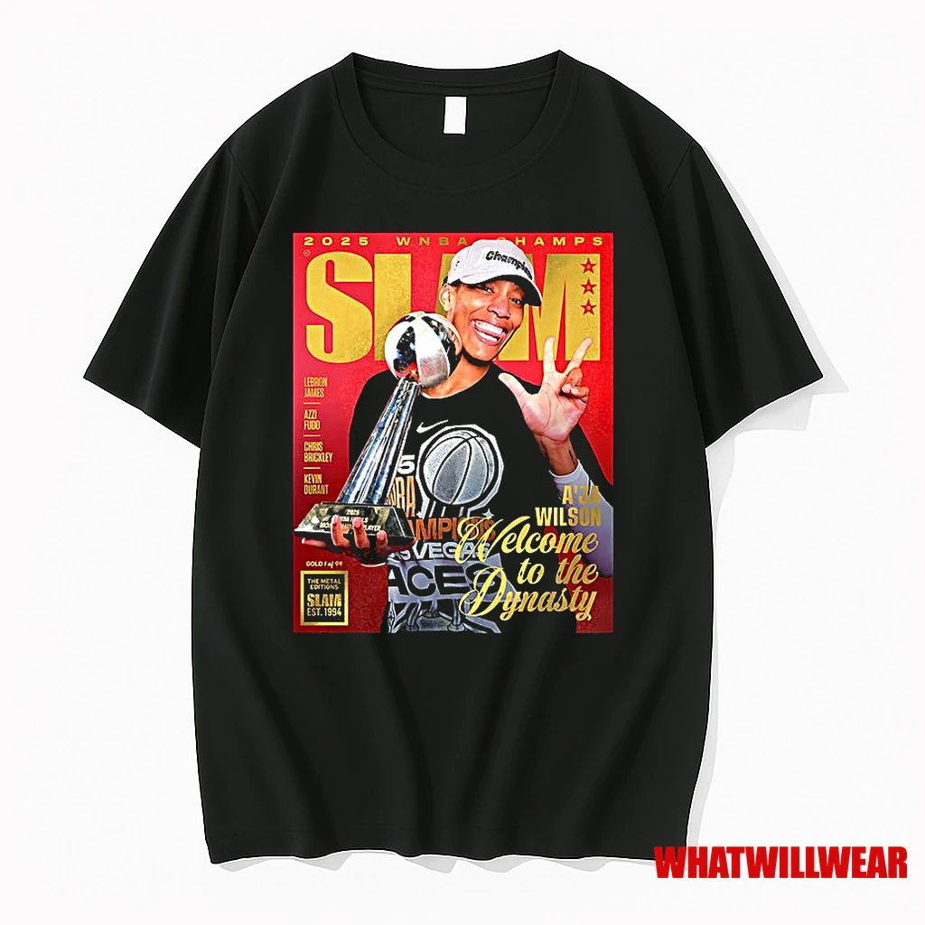 Aja Wilson Welcome To The Dynasty 2025 Shirts