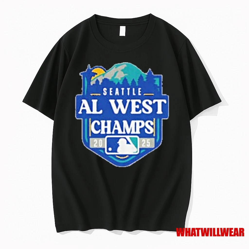 Al West Champs Seattle Mariners 2025 Shirts