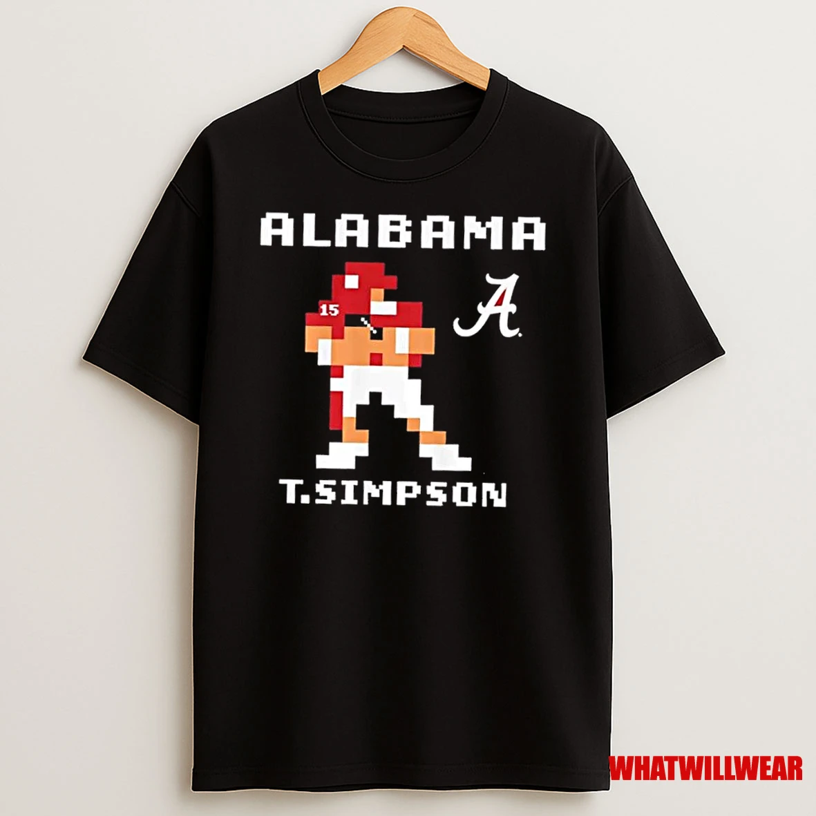 Alabama Crimson Tide Football Ty Simpson Retro Baller Shirts