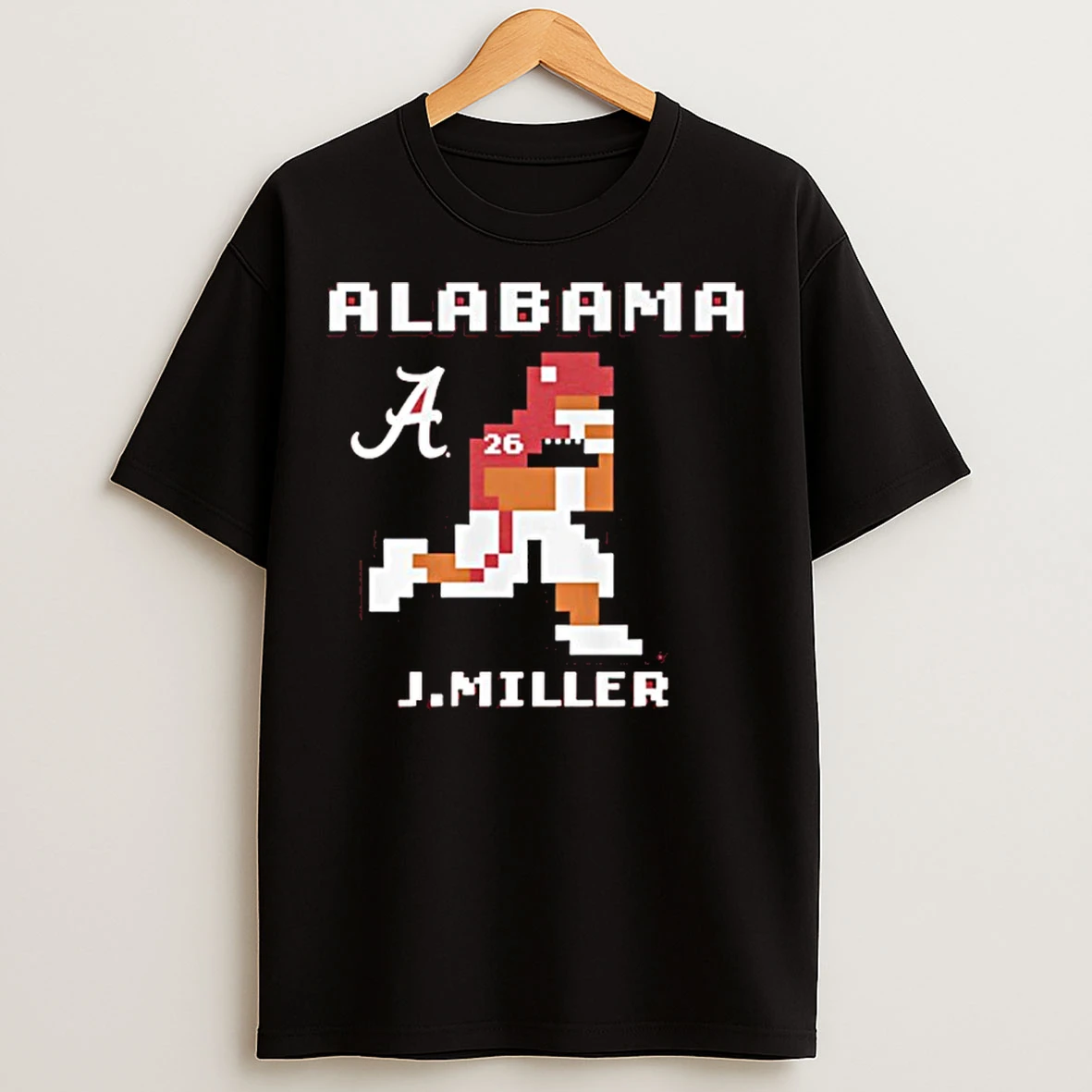 Alabama Crimson Tide Jam Miller Football T Shirts