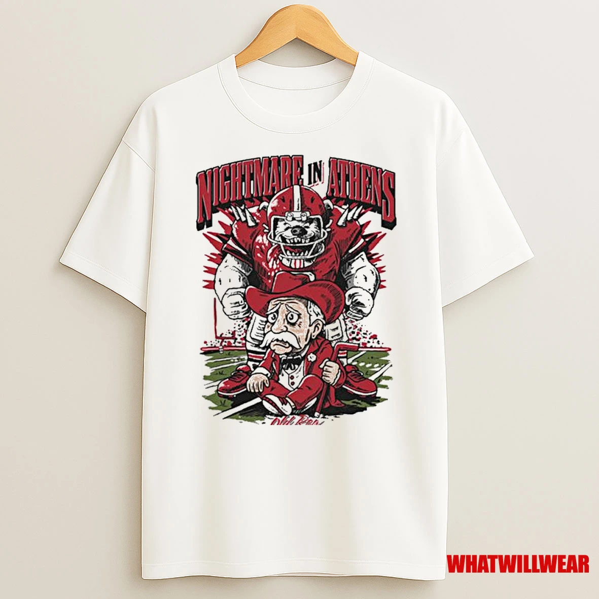 Alabama Crimson Tide Nightmare In Athens Shirts