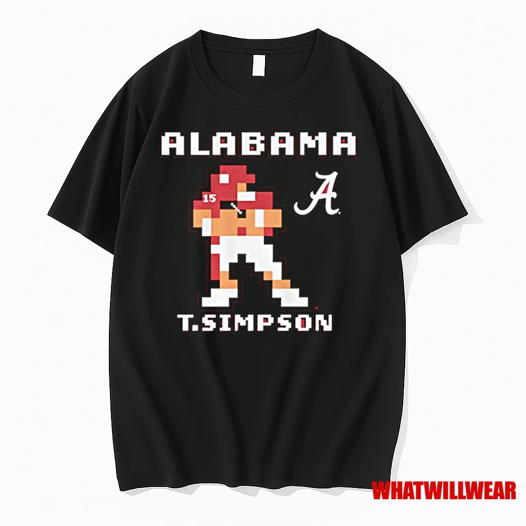 Alabama Crimson Tide Ty Simpson Football Shirts