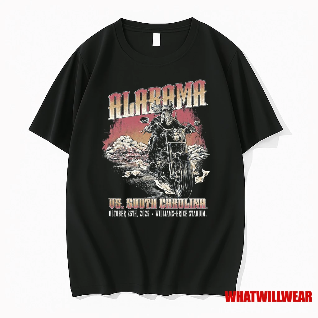 Alabama Crimson Tide Vs South Carolina October 25th 2025 Williams Brice Stadium Shirts