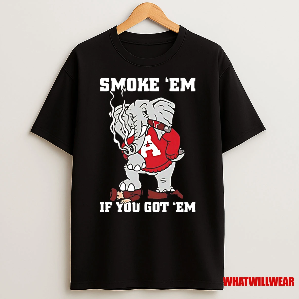 Alabama Crimson Tide Smoke Em If You Got Em Mascot Shirts
