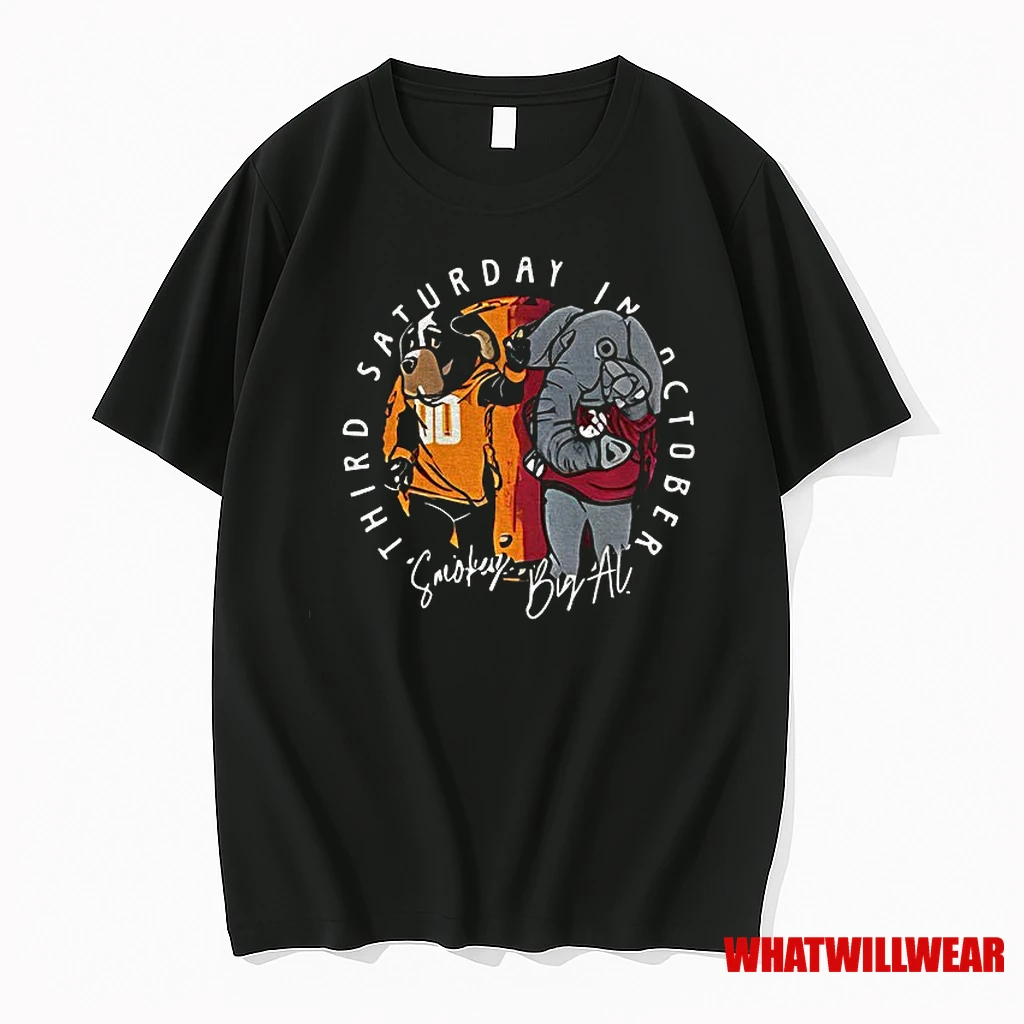 Alabama Crimson Tide Vs Tennessee Volunteers Mascot Third Saturday In October Shirts
