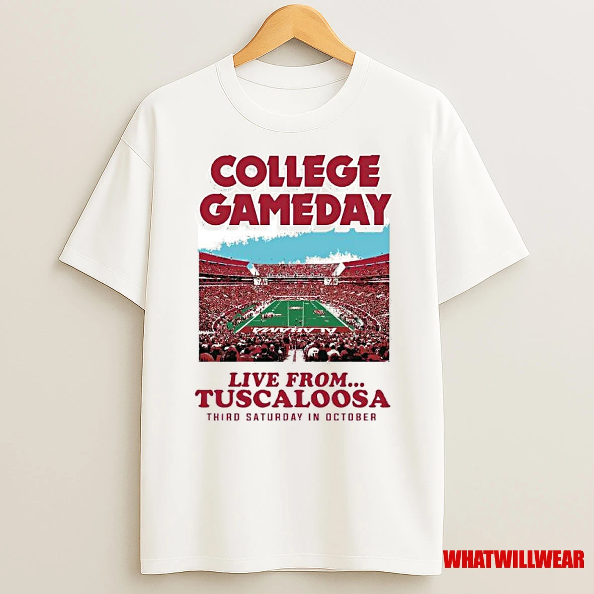 Alabama Football 2025 College Gameday Live From Tuscaloosa Al October 18th Shirts