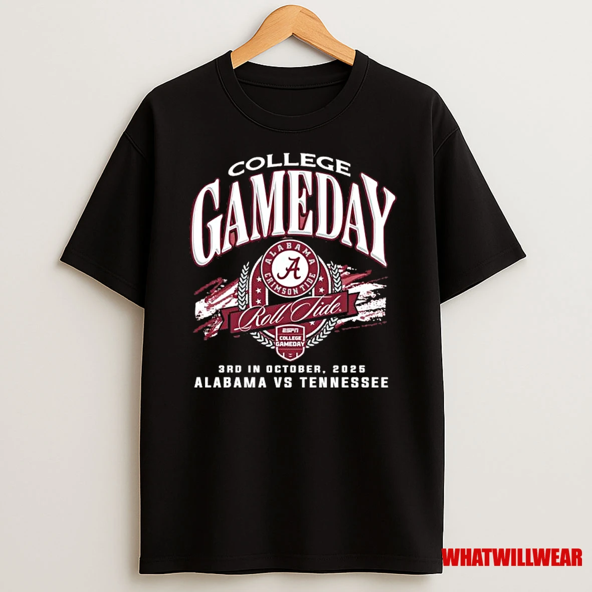 Alabama Football 2025 College Gameday Roll Tide October 18th Shirts