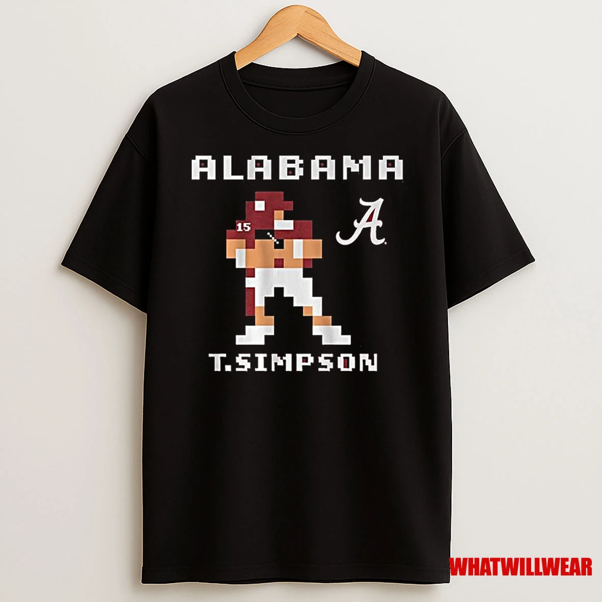 Alabama Football Ty Simpson Retro Baller Shirts
