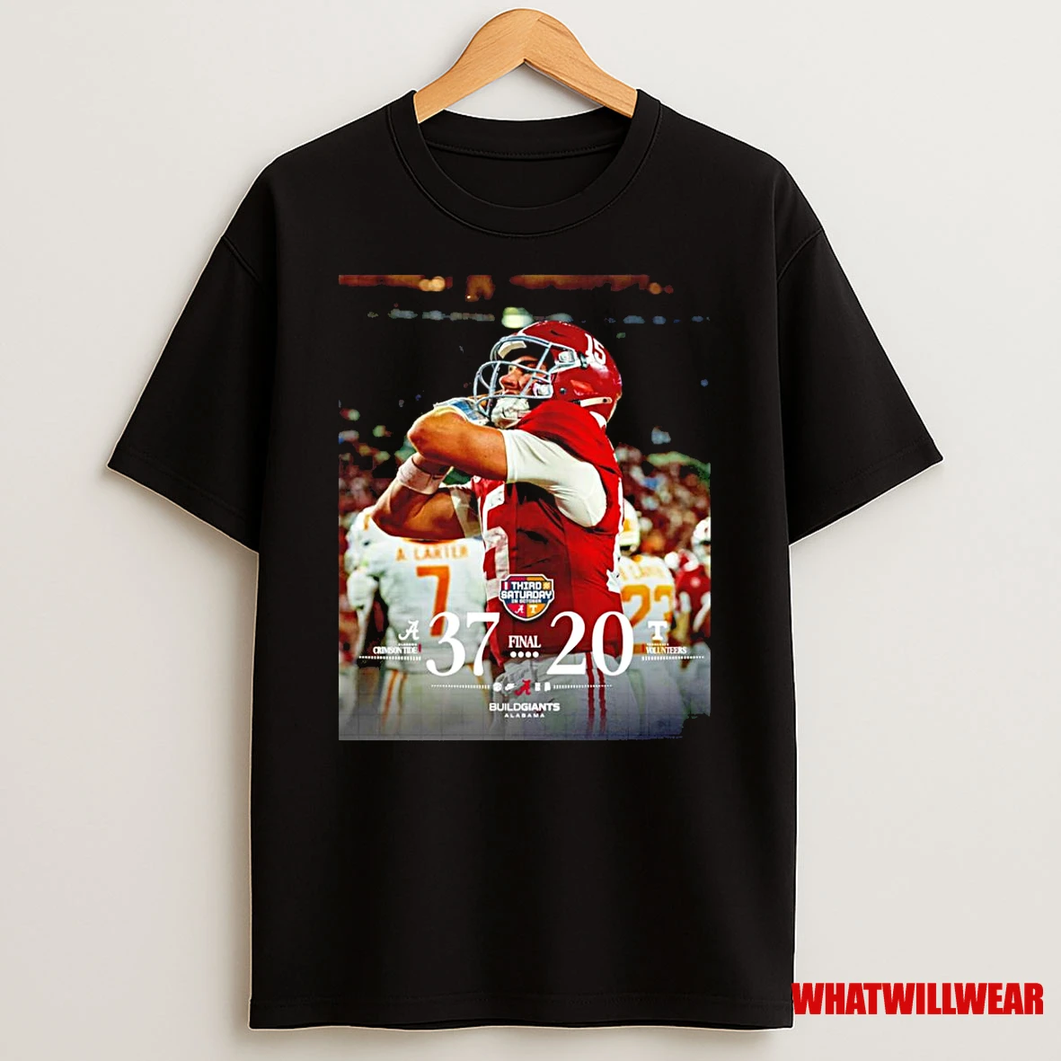 Alabama Vs Tennessee Third Saturday Final 37 20 Score Shirts
