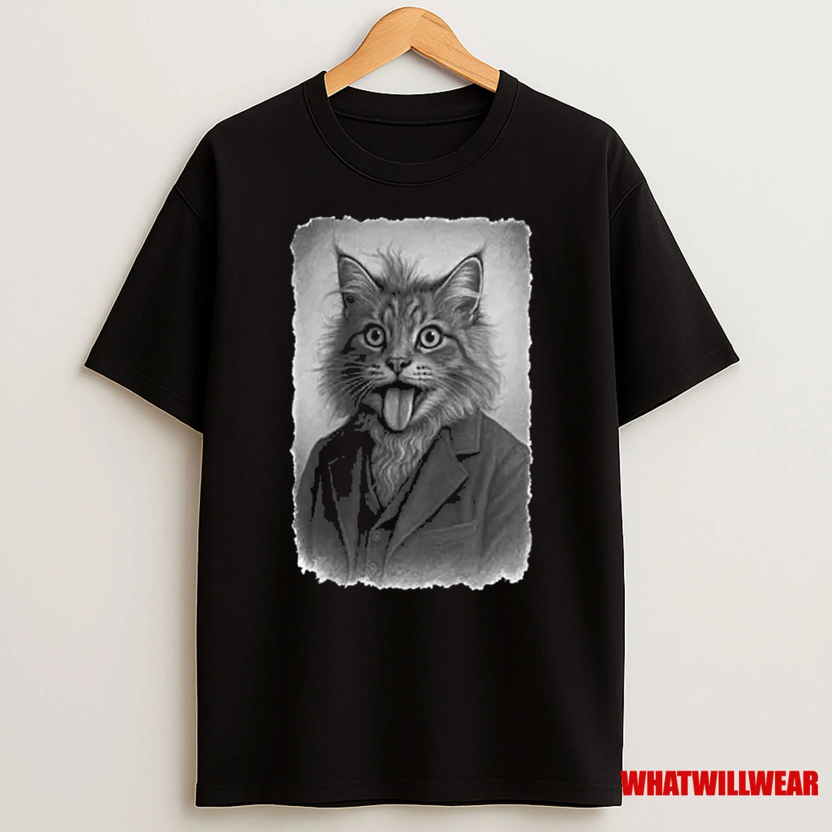 Albert Einstein Tongue Cat Lovers Shirts