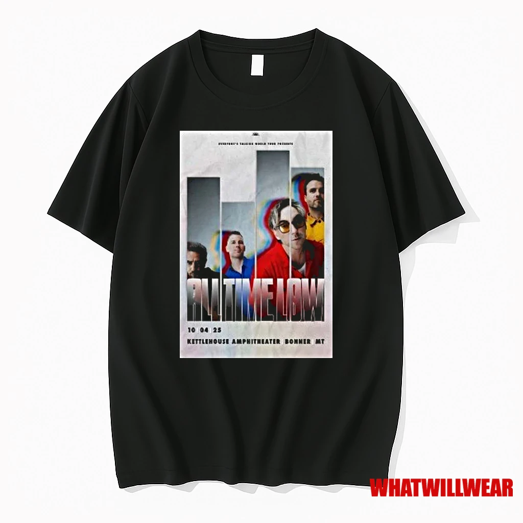 All Time Low Bonner Tour On Oct 4 2025 Shirts