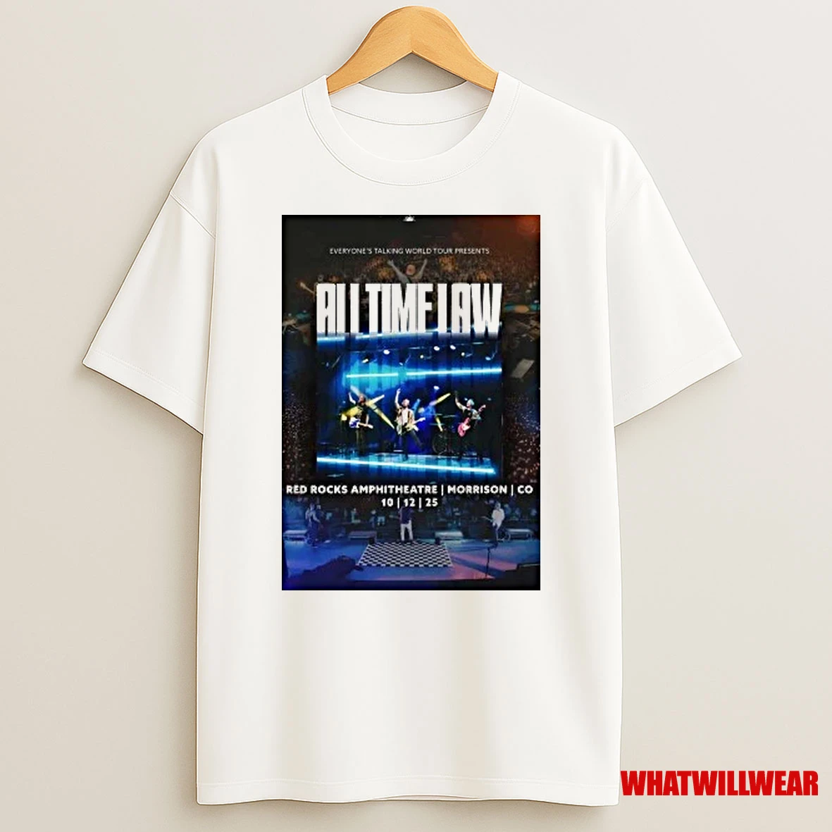 All Time Low Red Rocks Amphitheatre Show On Oct 12 2025 Shirts