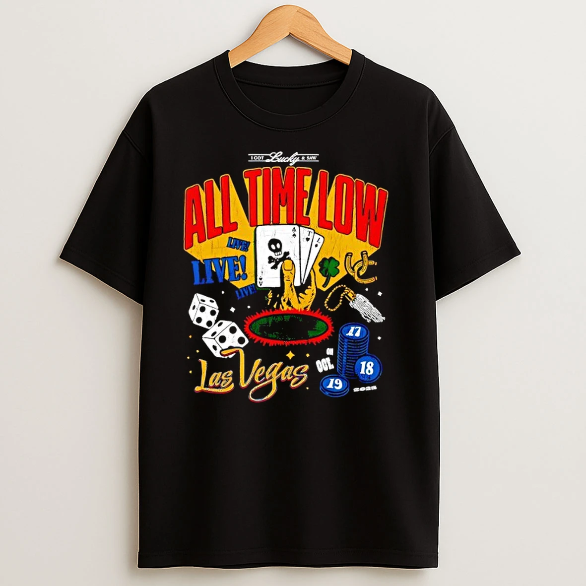 All Time Low When We Were Young 2025 Las Vegas Nv T Shirts