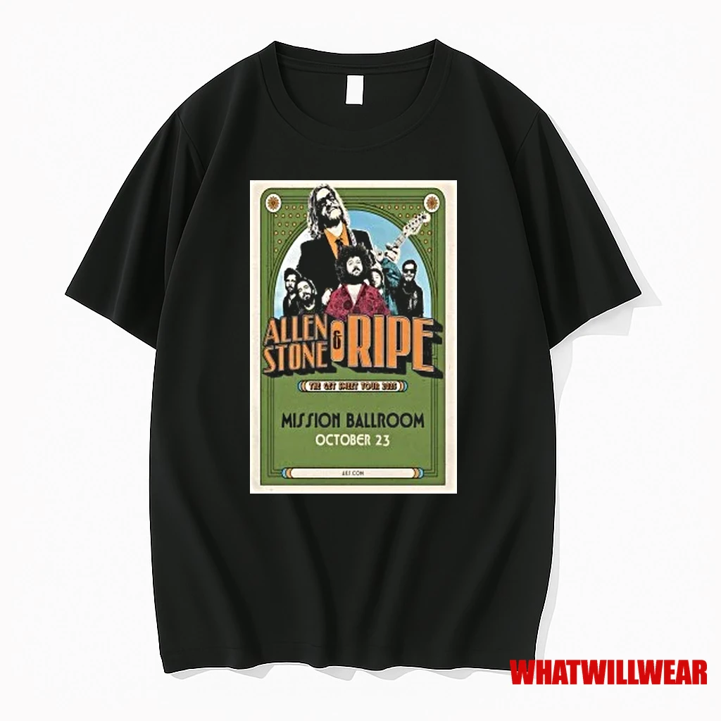 Allen Stone And Ripe Oct 23 2025 Mission Ballroom In Denver Co Shirts