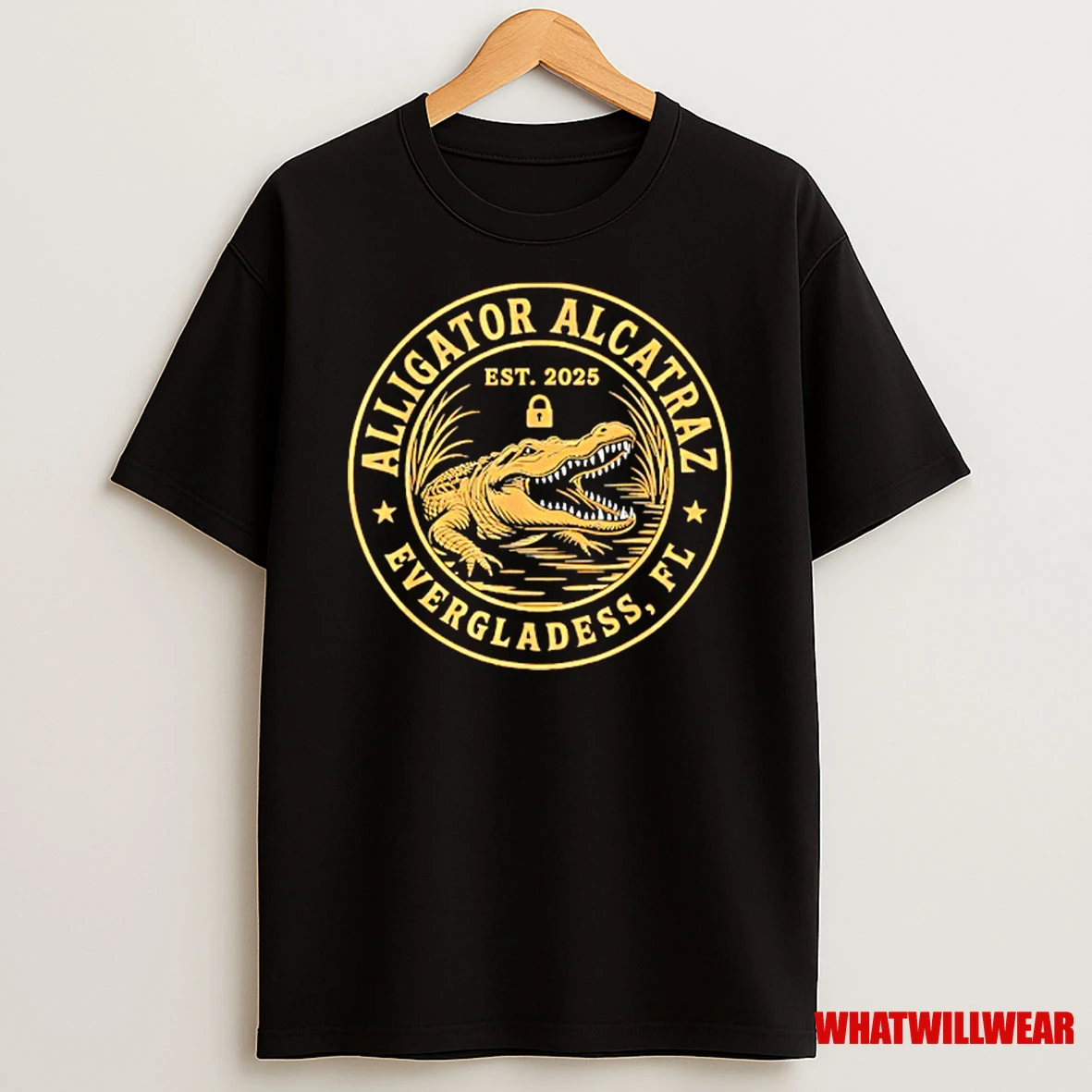 Alligator Alcatraz Vergladess Fl Est 2025 Shirts
