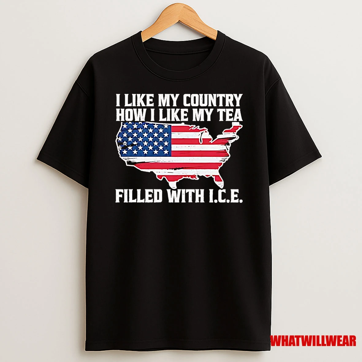 America I Like My Country How I Like My Tea Filled With Ice Shirts