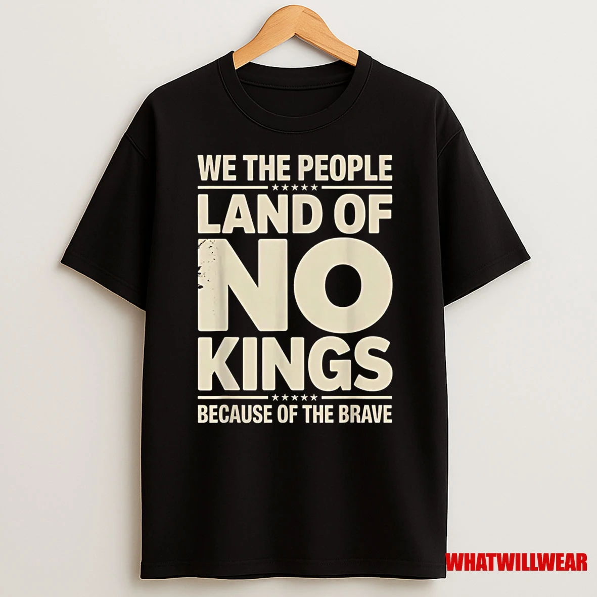 America Vintage No Kings Day Because Of The Brave Shirts