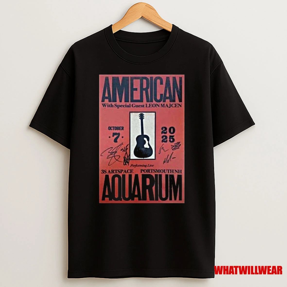 American Aquarium 3s Artspace Portsmouth Oct 7 2025 Shirts