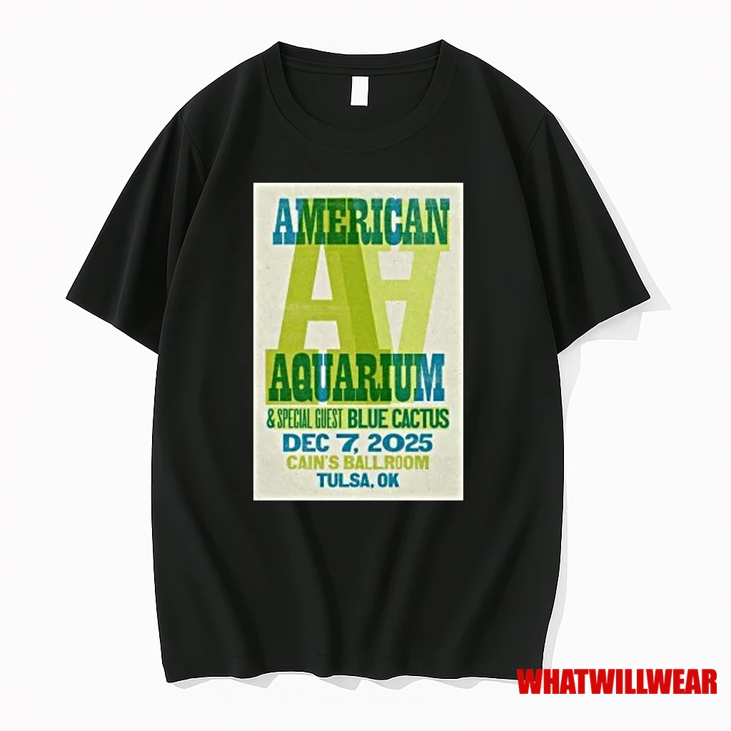American Aquarium Dec 7 2025 Cains Ballroom Tulsa Ok Shirts