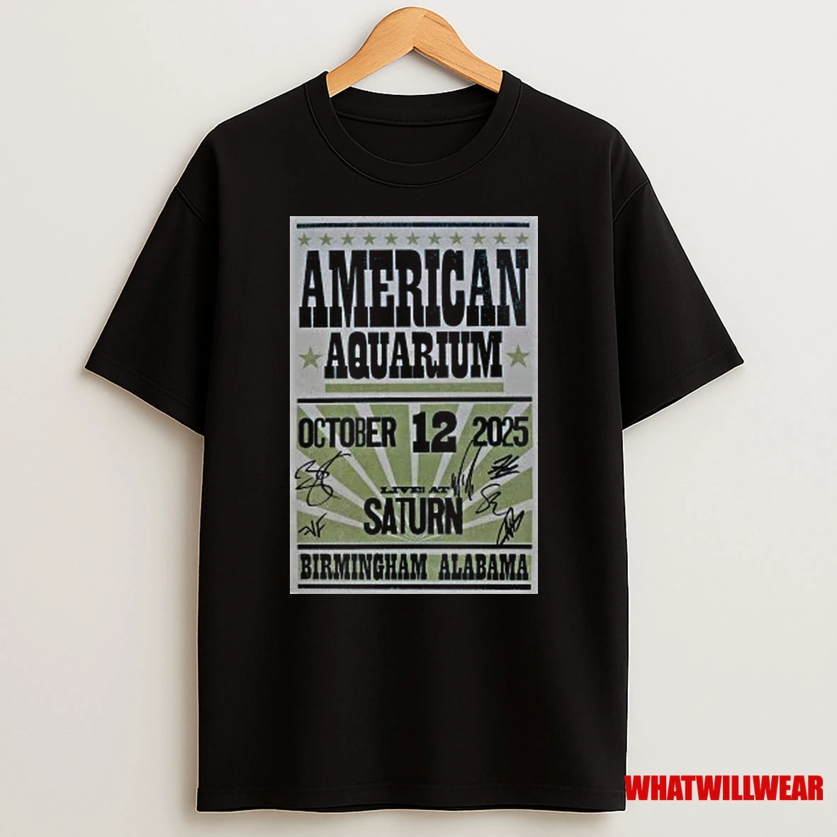 American Aquarium October 12 2025 Birmingham Alabama Shirts