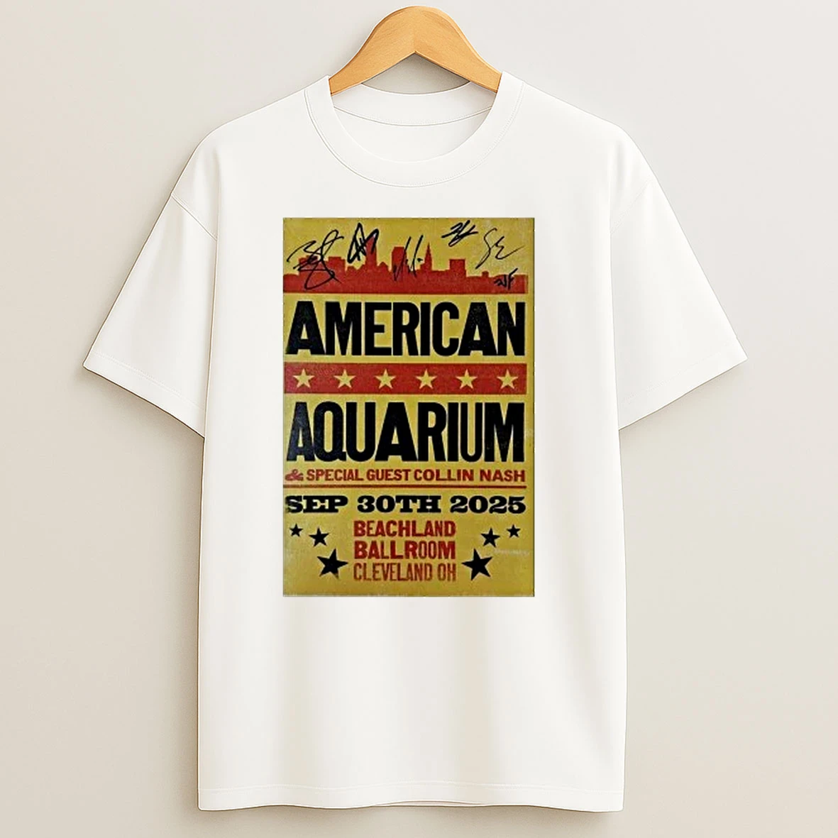 American Aquarium Sep 30 2025 Beachland Ballroom Cleveland Shirts