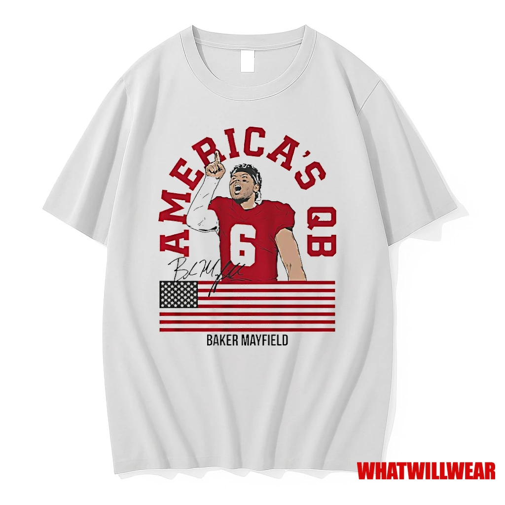 Americas Qb Baker Mayfield Tampa Bay Buccaneers Signature Shirts