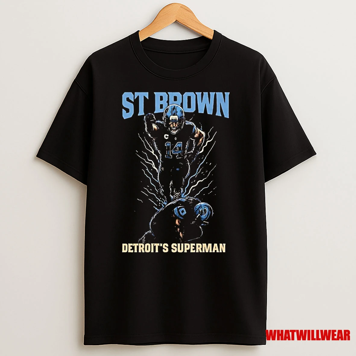 Amon Ra St Brown Superman Detroit Lions Shirts
