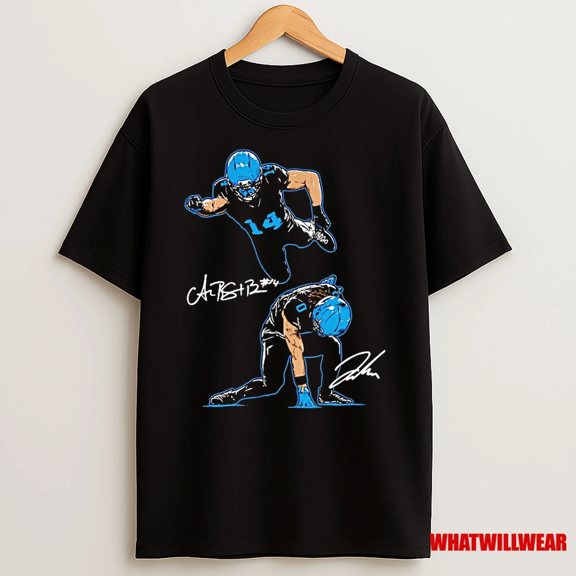 Amon Ra St Brown And Jahmyr Gibbs Detroit Lions Superheroes Shirts