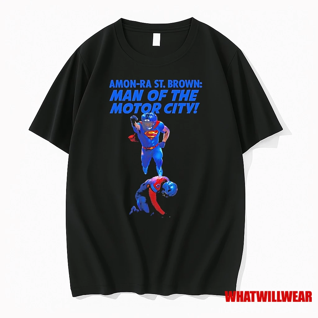 Amon Ra St Brown Man Of The Motor City Detroit Lions Shirts