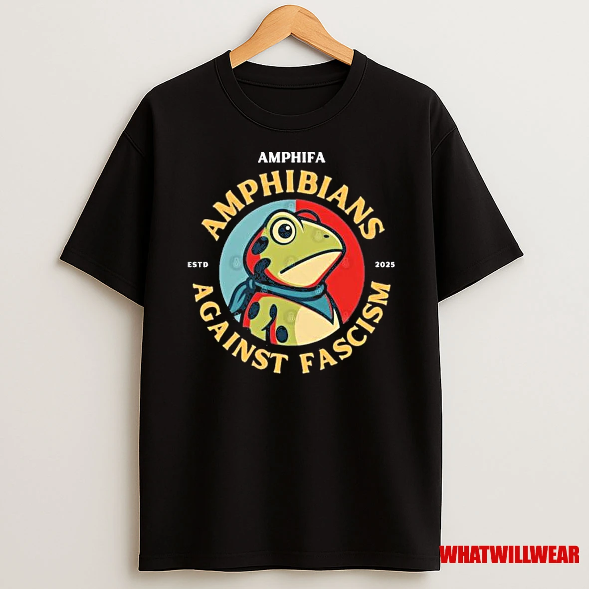 Amphifa Portland Frog Amphibians Against Fascism Shirts