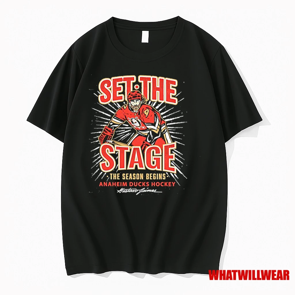 Anaheim Ducks Hockey Set The Stage The Season Begins Signature Shirts