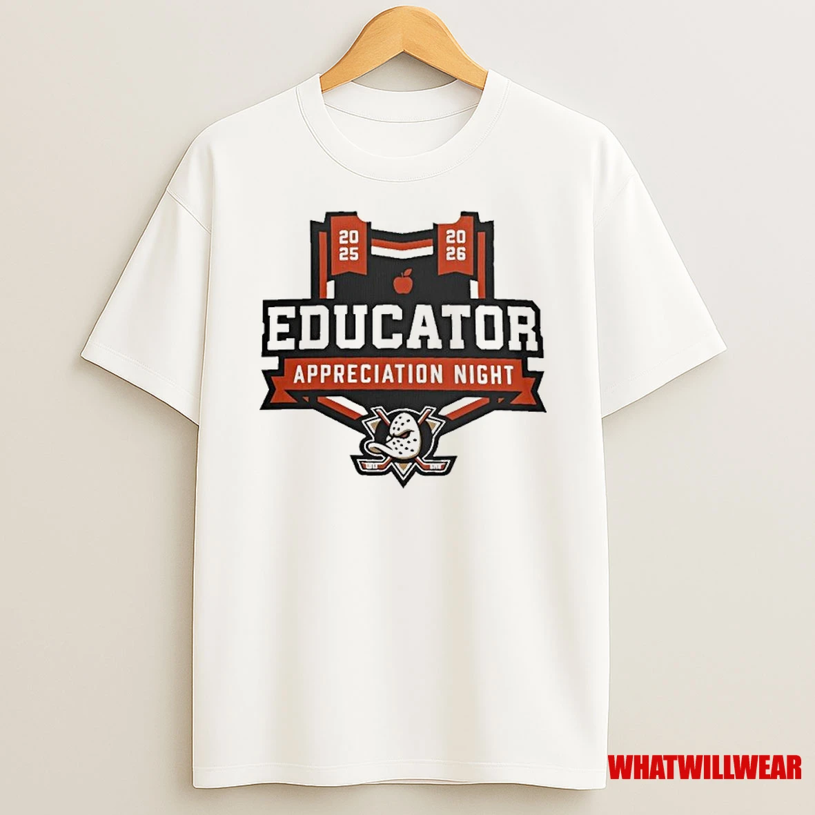 Anaheim Ducks X Educator Appreciation Night 2026 Hockey Shirts