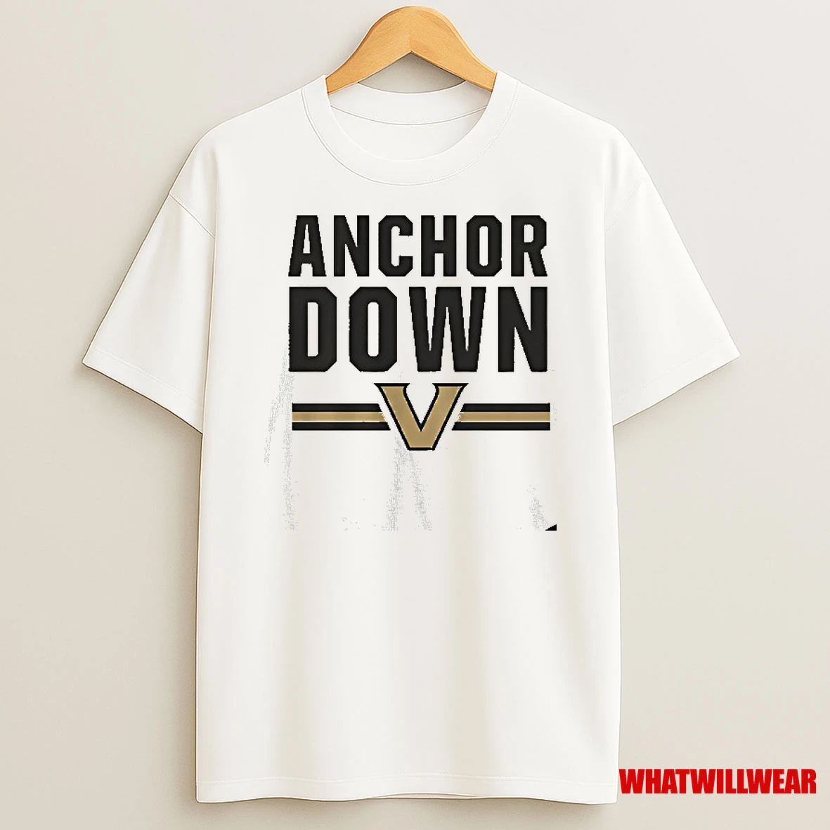 Anchor Down Vanderbilt Commodores Football Shirts