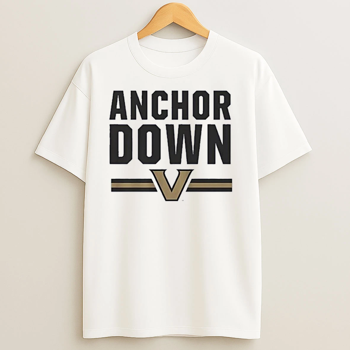 Anchor Down Vanderbilt Commodores Football T Shirts