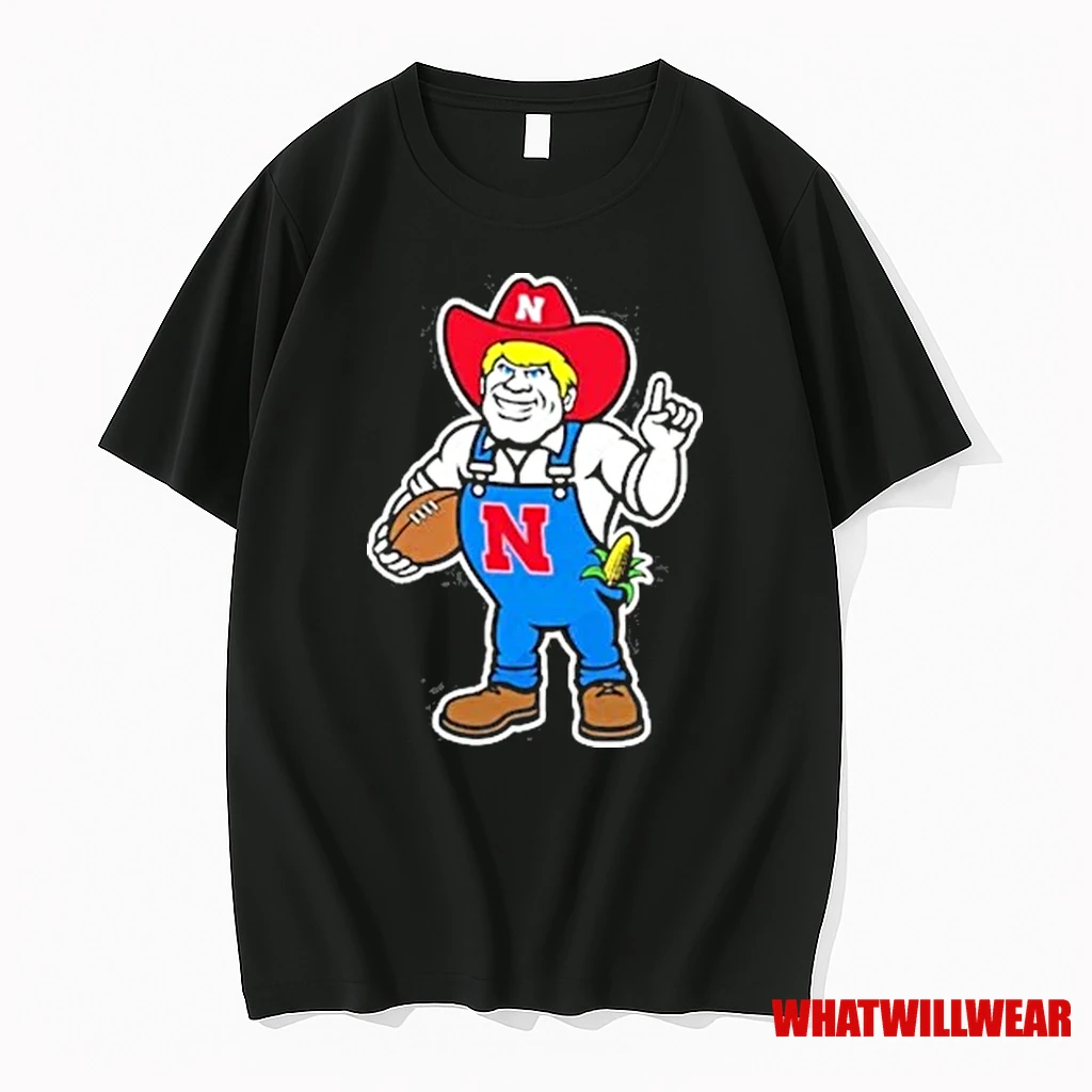 Andrew Whitworth Ryan Fitzpatrick Nebraska Huskers Herbie Mark Mascot Shirts
