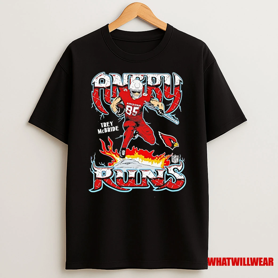 Angry Runs Cardinals Trey Mcbride Shirts