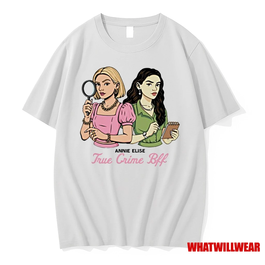 Annie Elise True Crime Bff Graphic Shirts