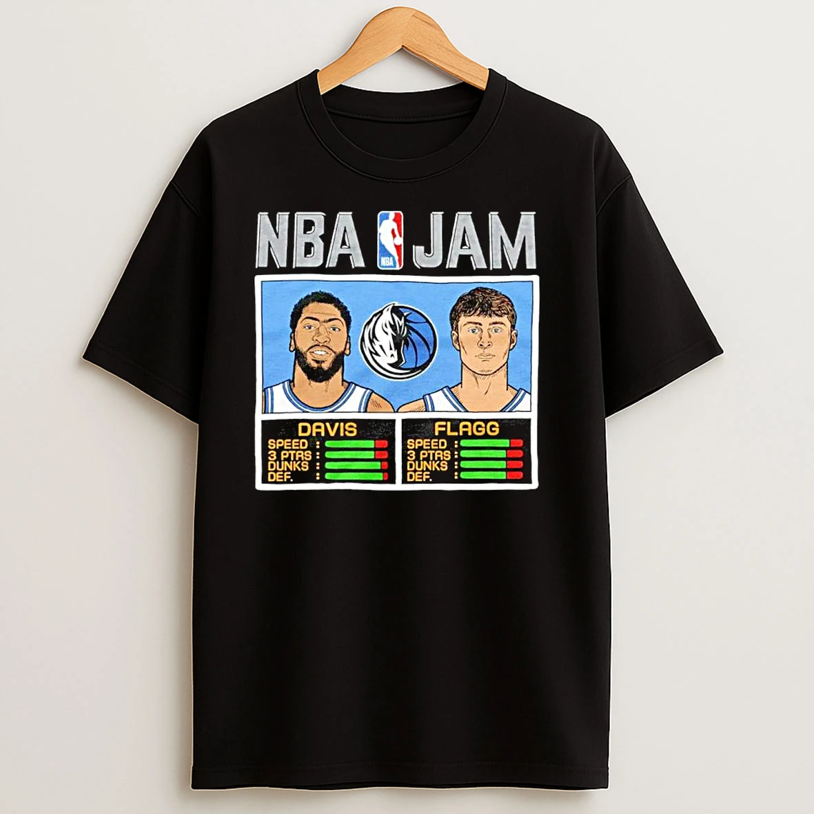 Anthony Davis And Cooper Flagg Dallas Mavericks Nba Jam Ornaments T Shirts