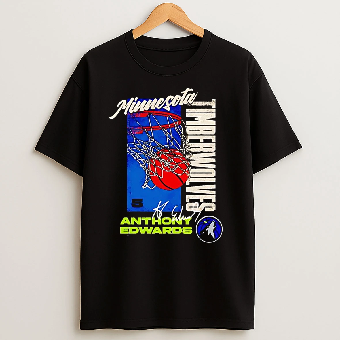 Anthony Edwards Minnesota Timberwolves All Net T Shirts