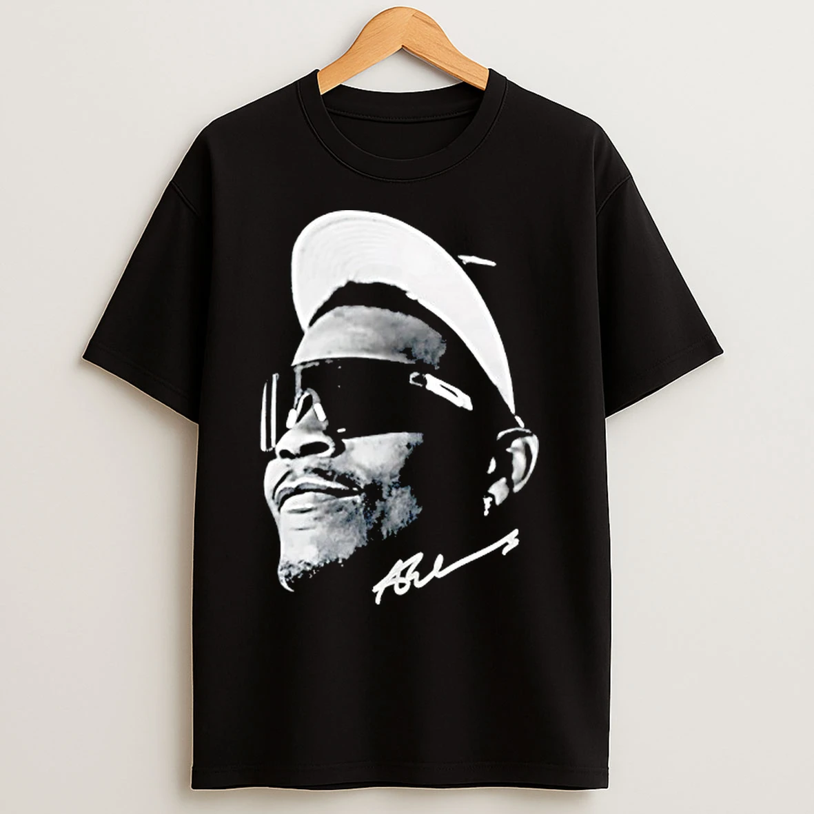 Anthony Edwards Wearing Sunglasses Signature T Shirts
