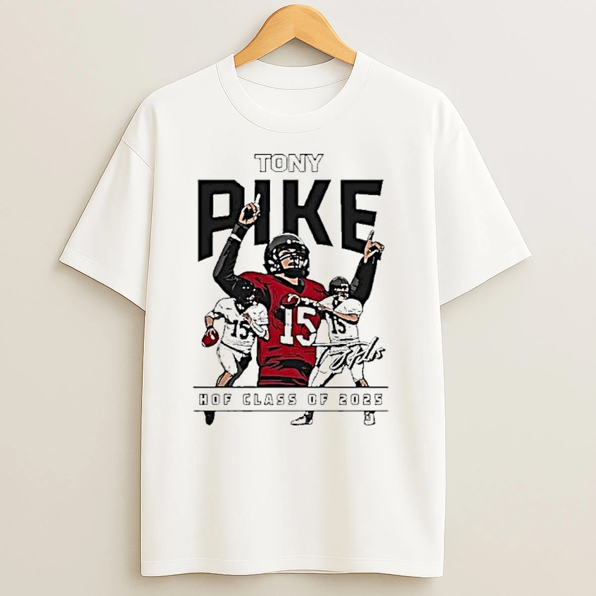 Anthony Steven Tony Pike Hof Class Of 2025 Signature T Shirts