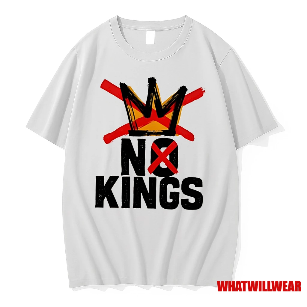 Anti Trump No Kings In America Shirts