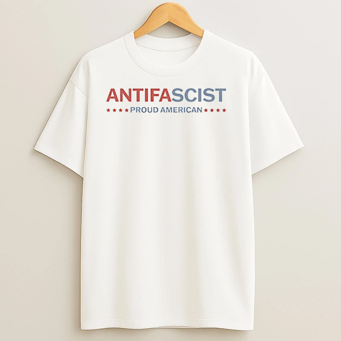 Antifa Antifascist Proud American T Shirts