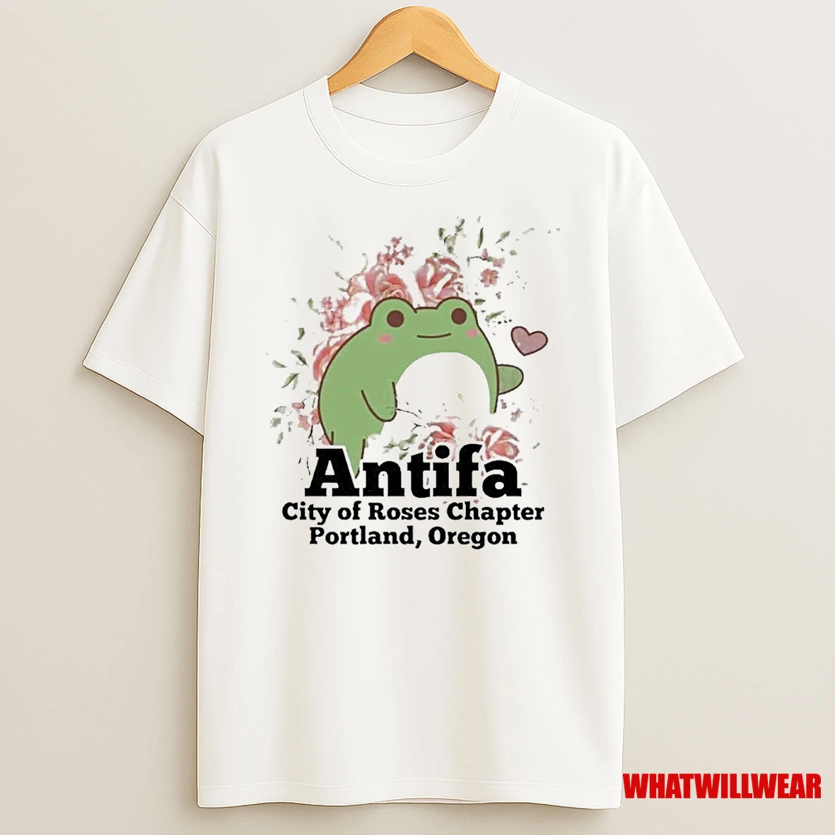Antifa City Of Roses Chapter Portland Oregon Protest Shirts