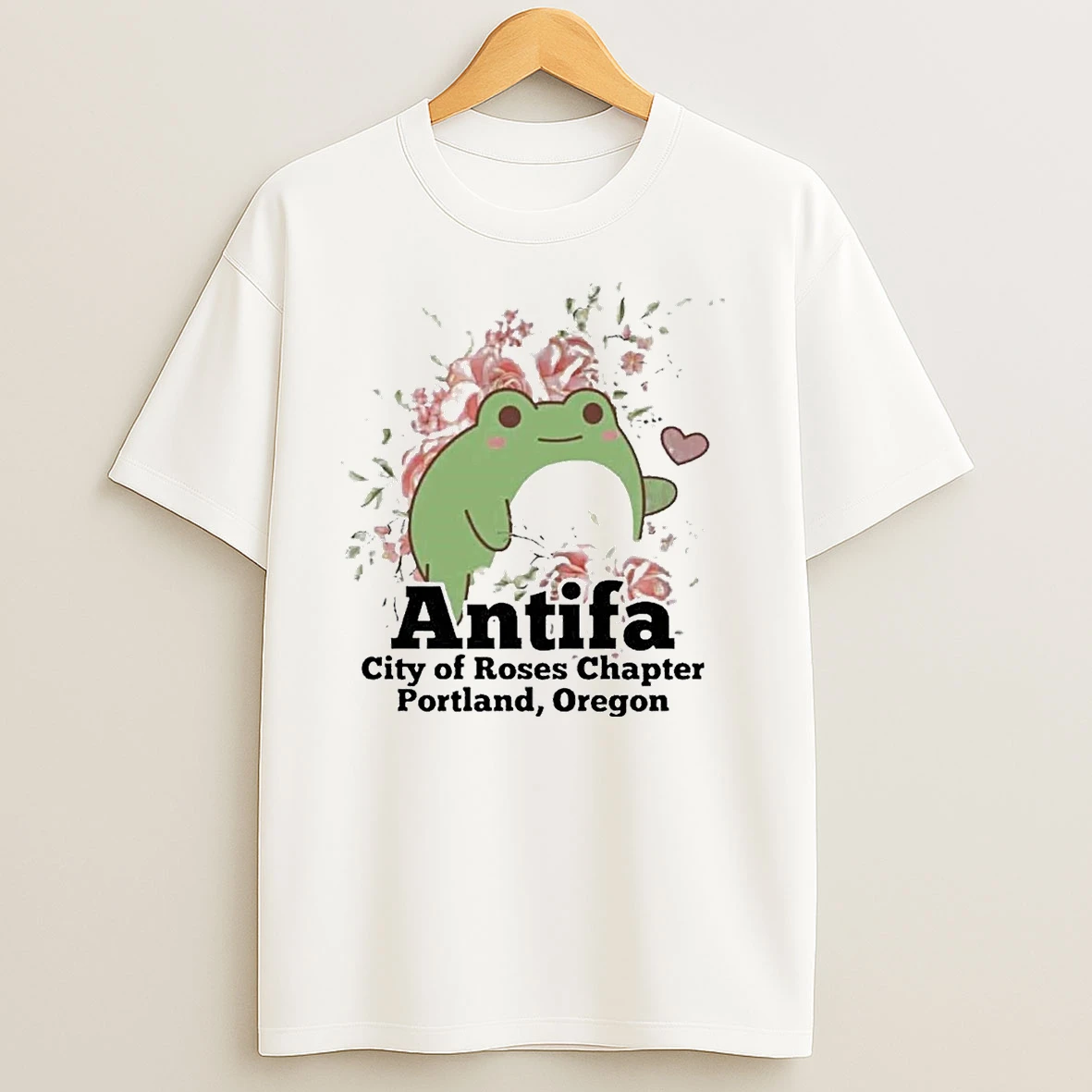Antifa City Of Roses Chapter Portland Oregon Protest T Shirts