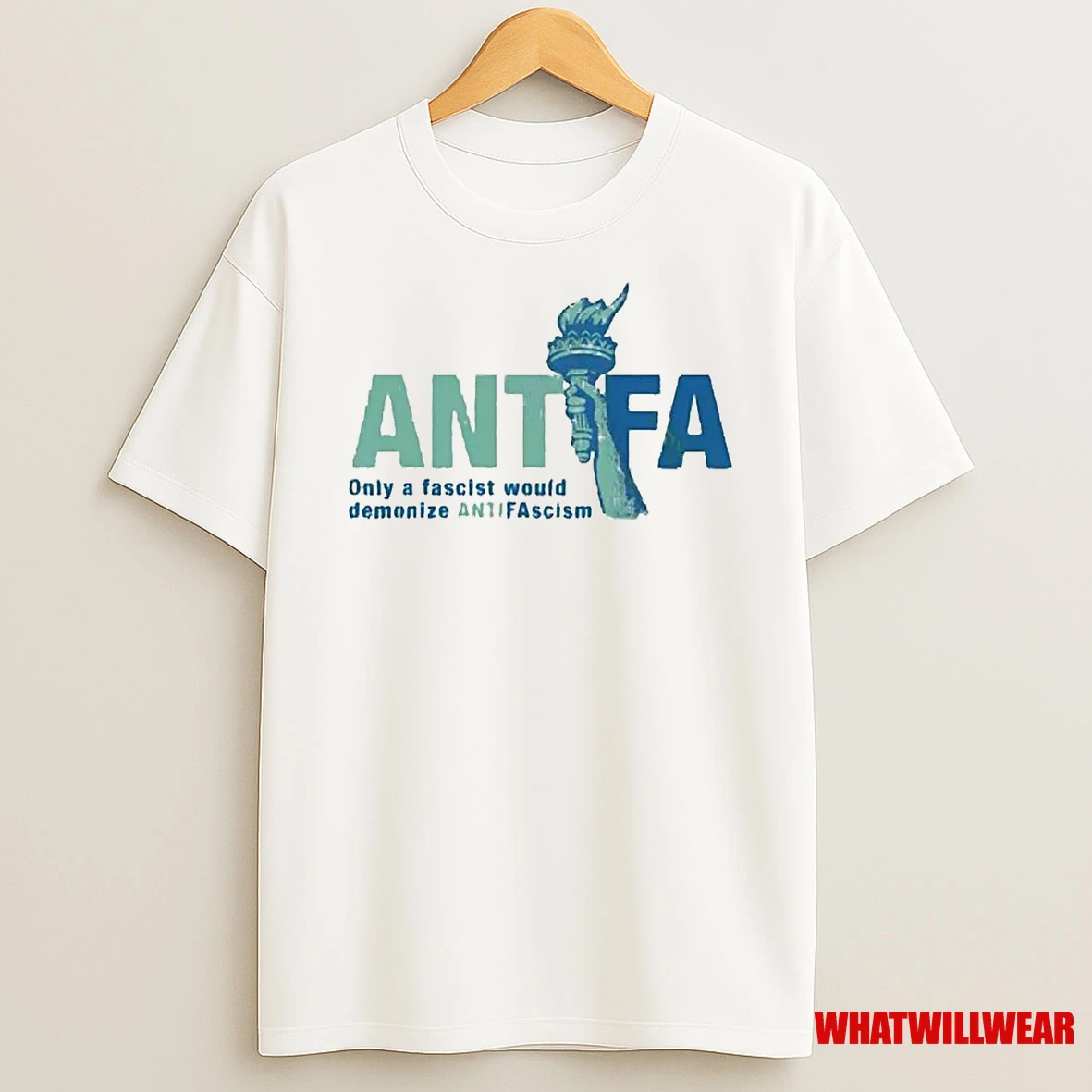 Antifa Only A Fascist Would Demonize Anti Fascism Shirts