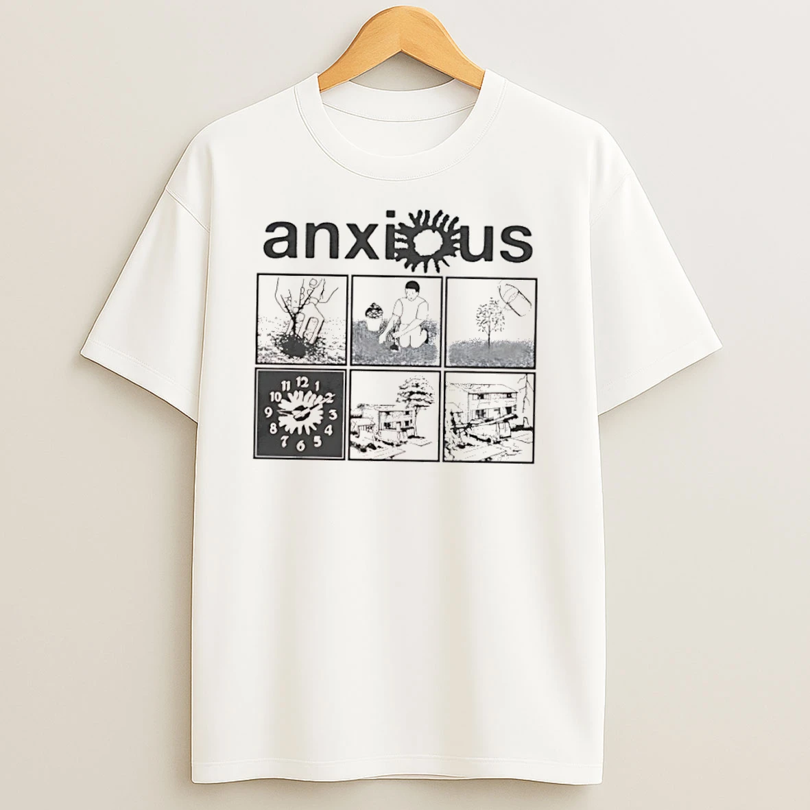 Anxious Band Sequence Of Events T Shirts