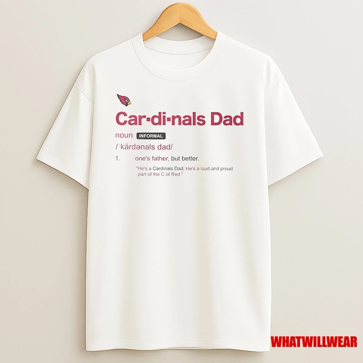 Arizona Cardinals Dad Definition Meaning Shirts