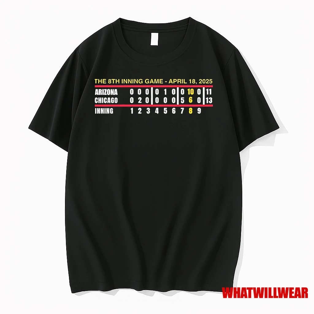 Arizona Cardinals Vs Chicago Bears The 8th Inning Game 2025 Shirts