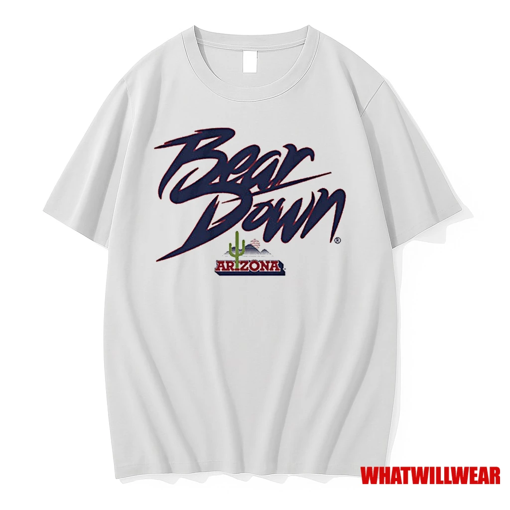 Arizona Wildcats Ncaa Bear Down Cactus Logo 2025 Shirts